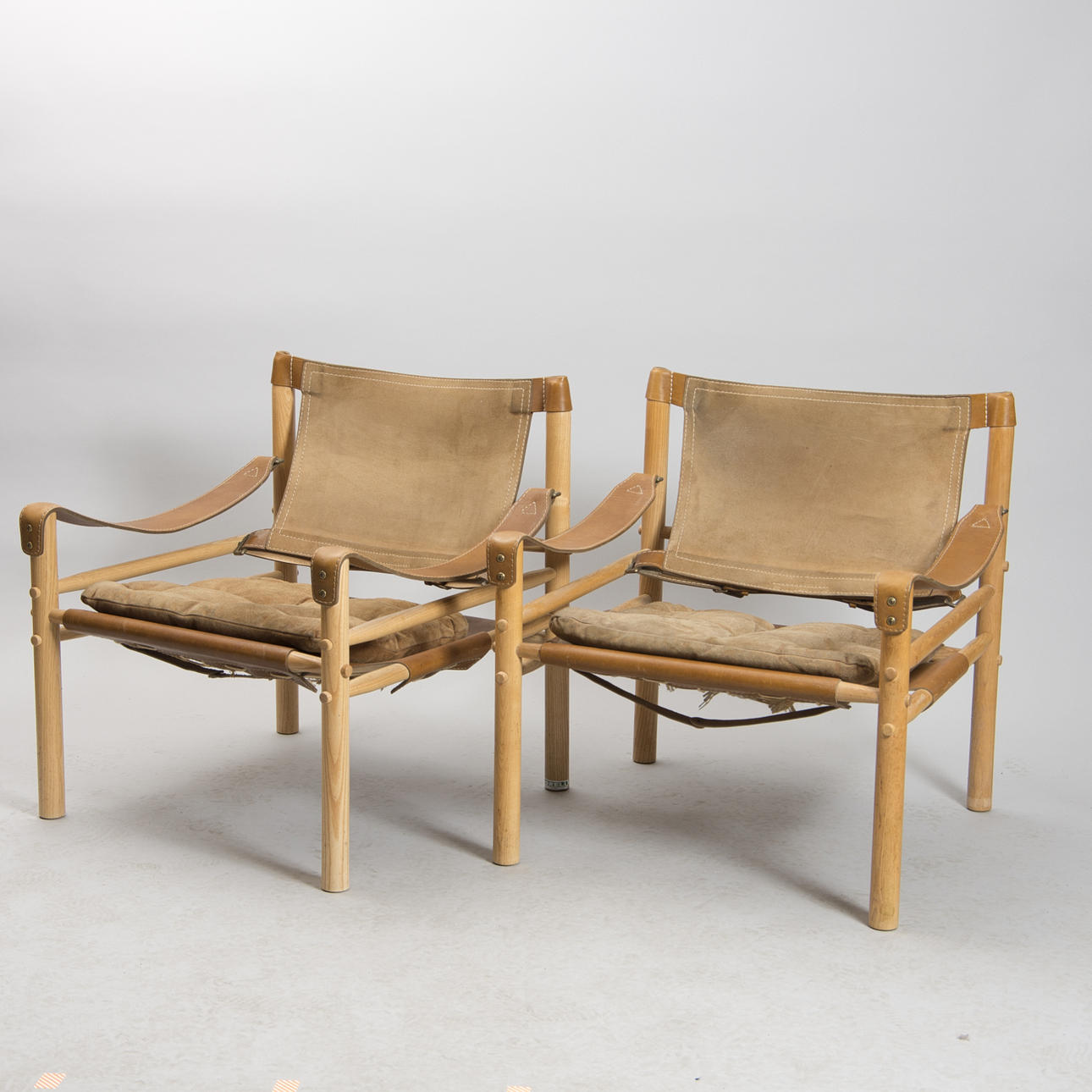 FÅTÖLJER, 1 par, "Sirocco", Arne Norell.