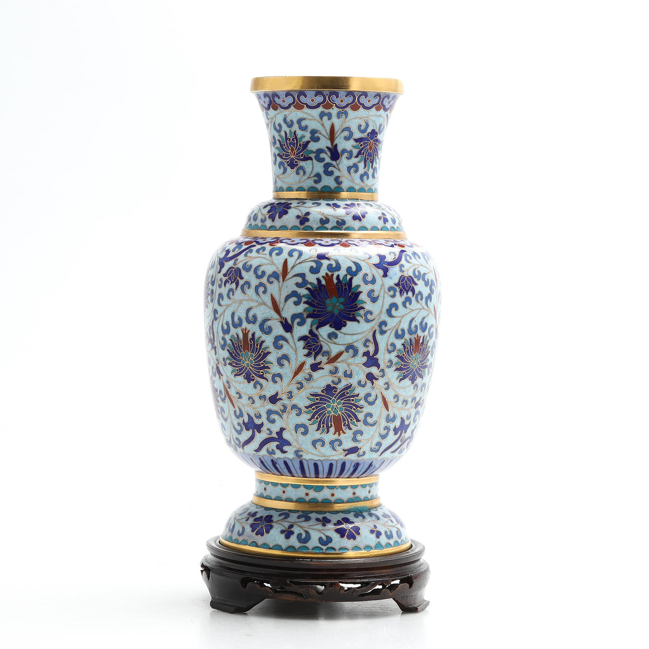 VAS, Cloisonné, Kina, 1900-tal.