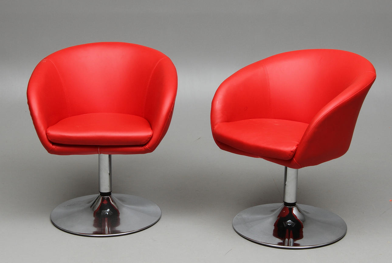 FÅTÖLJER, ett par, 19/2000-tal.