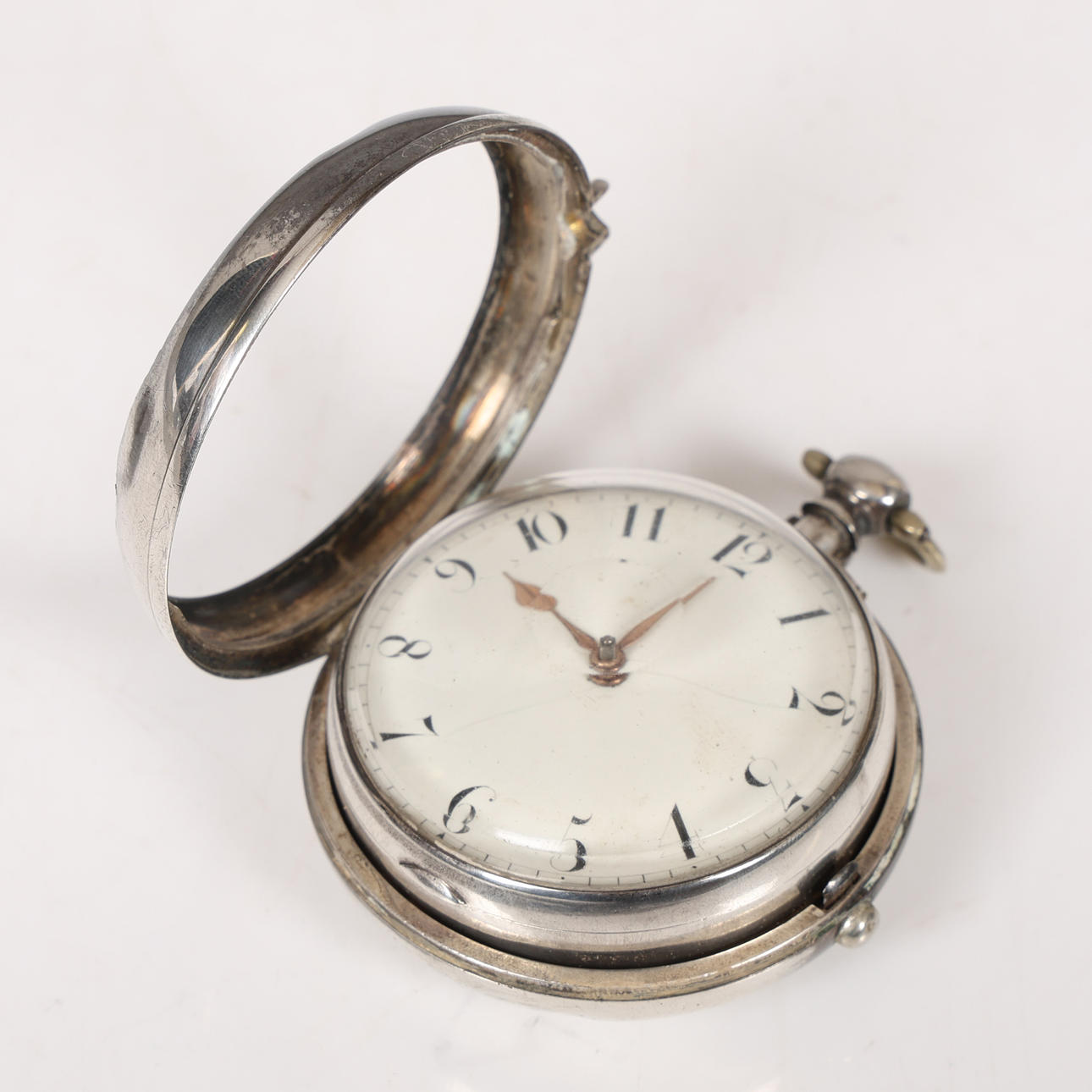 GEORGE IV SILVER PAIR CASE POCKET WATCH. Clocks & Watches - Pocket ...