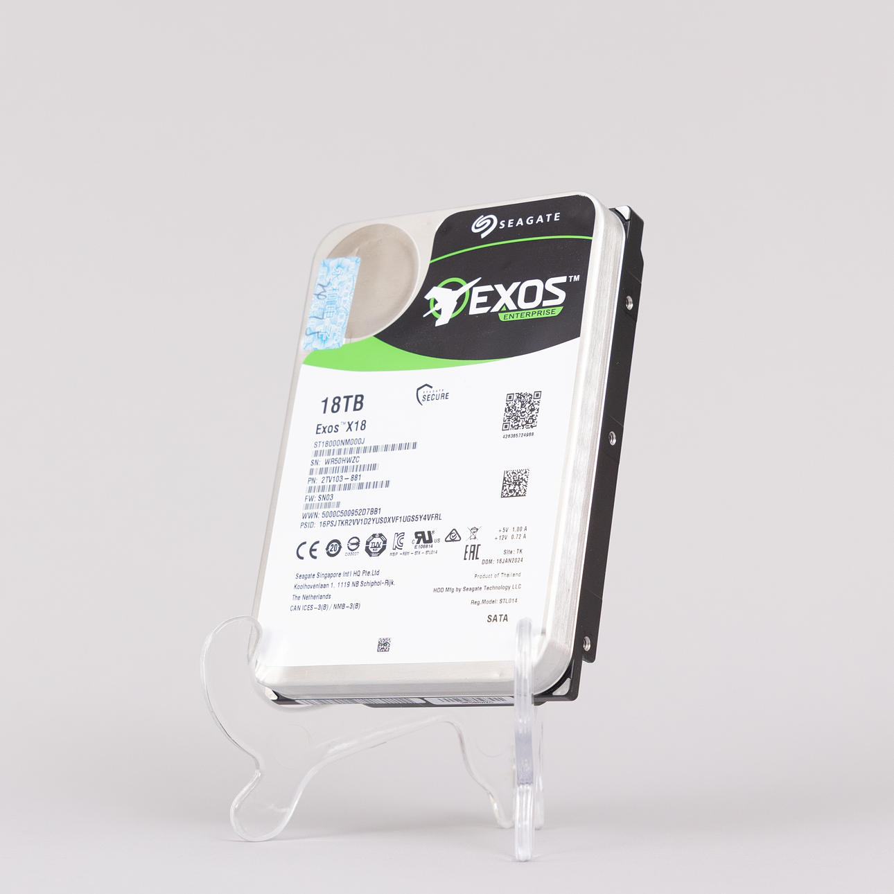 HÅRDDISK, Seagate Exos X18 Enterprise, 18TB.