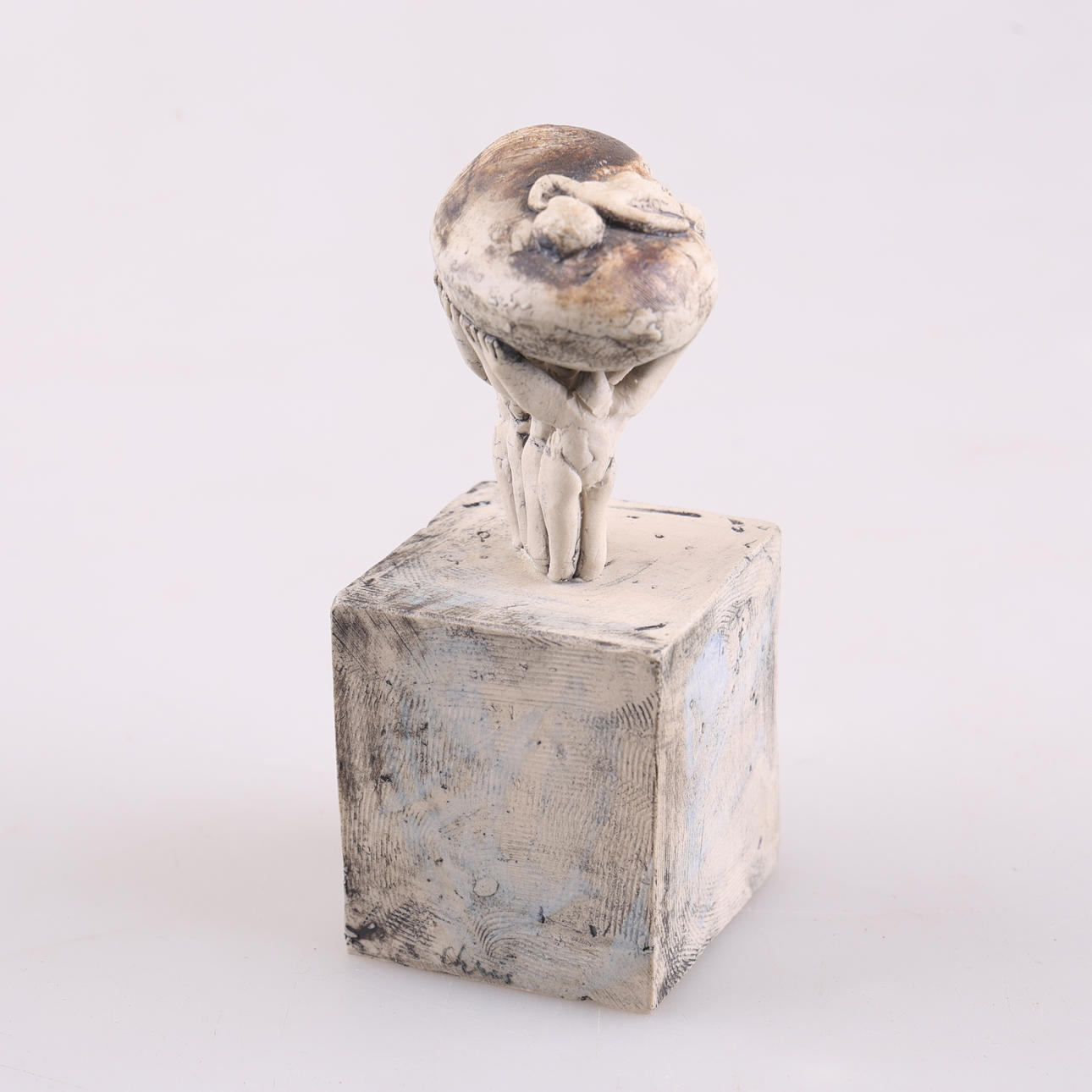 OIDENTIFIERAD KONSTNÄR. Skulptur, signerad.