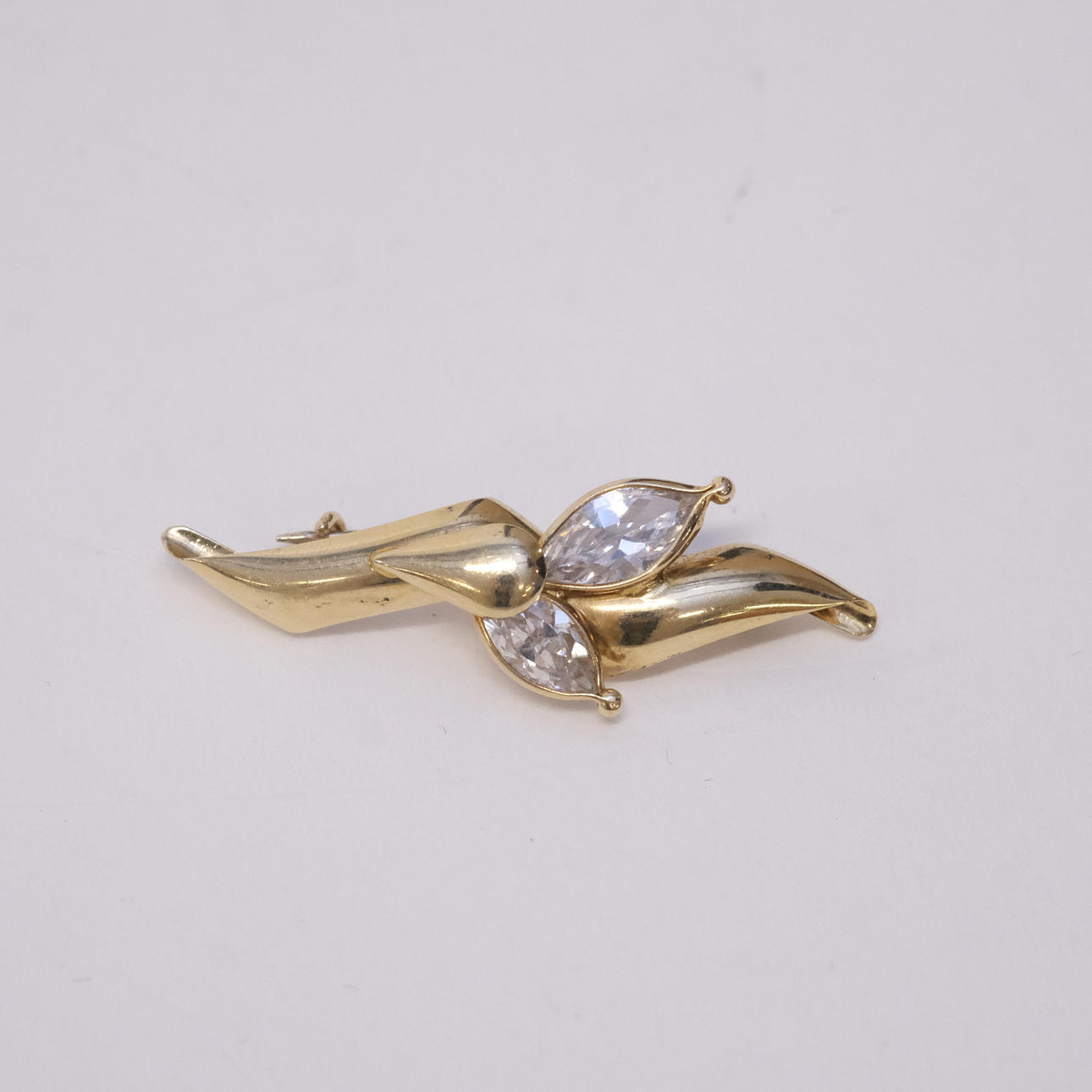 BROSCH, 14K GULD.