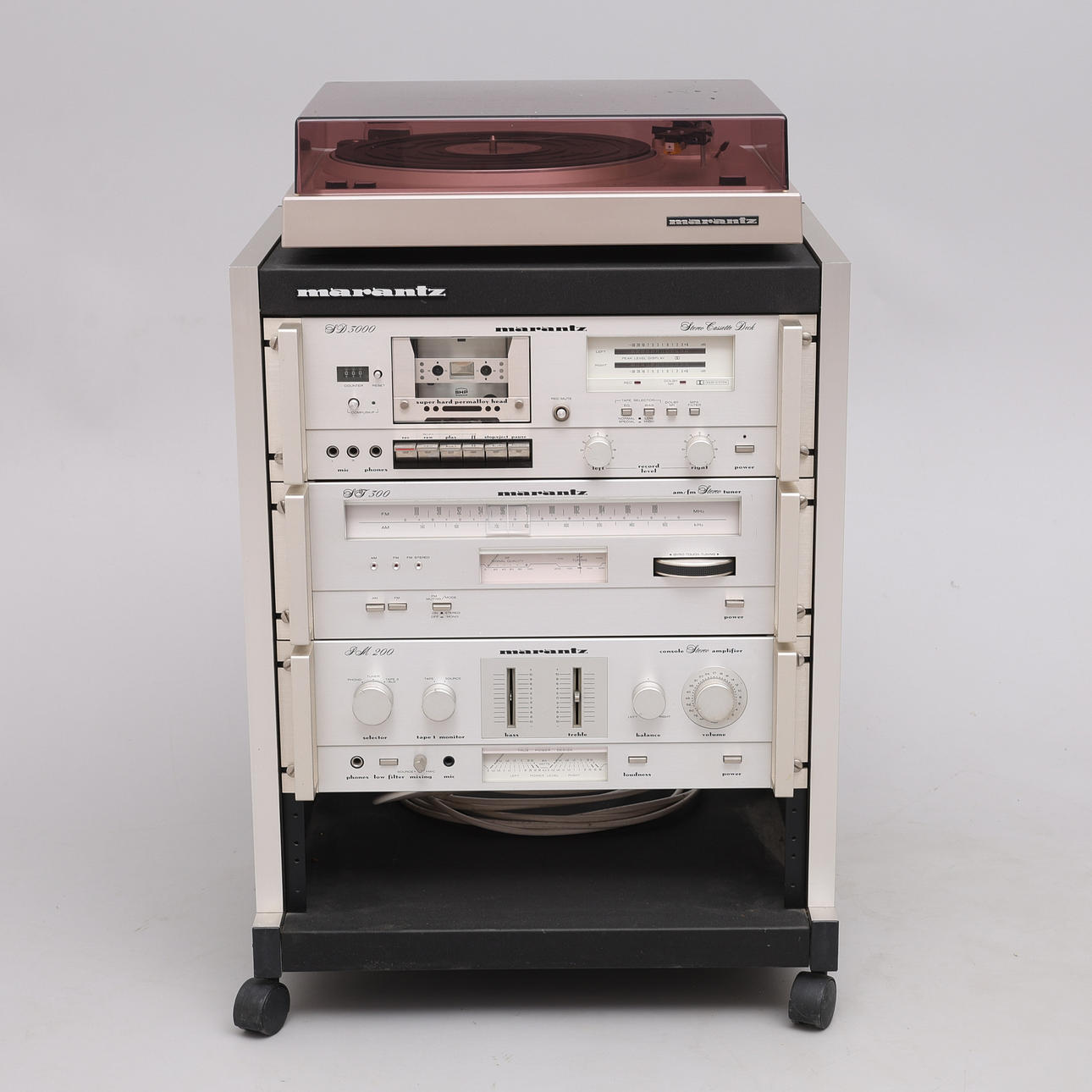 STEREORACK, 4 DELAR, MARANTZ.