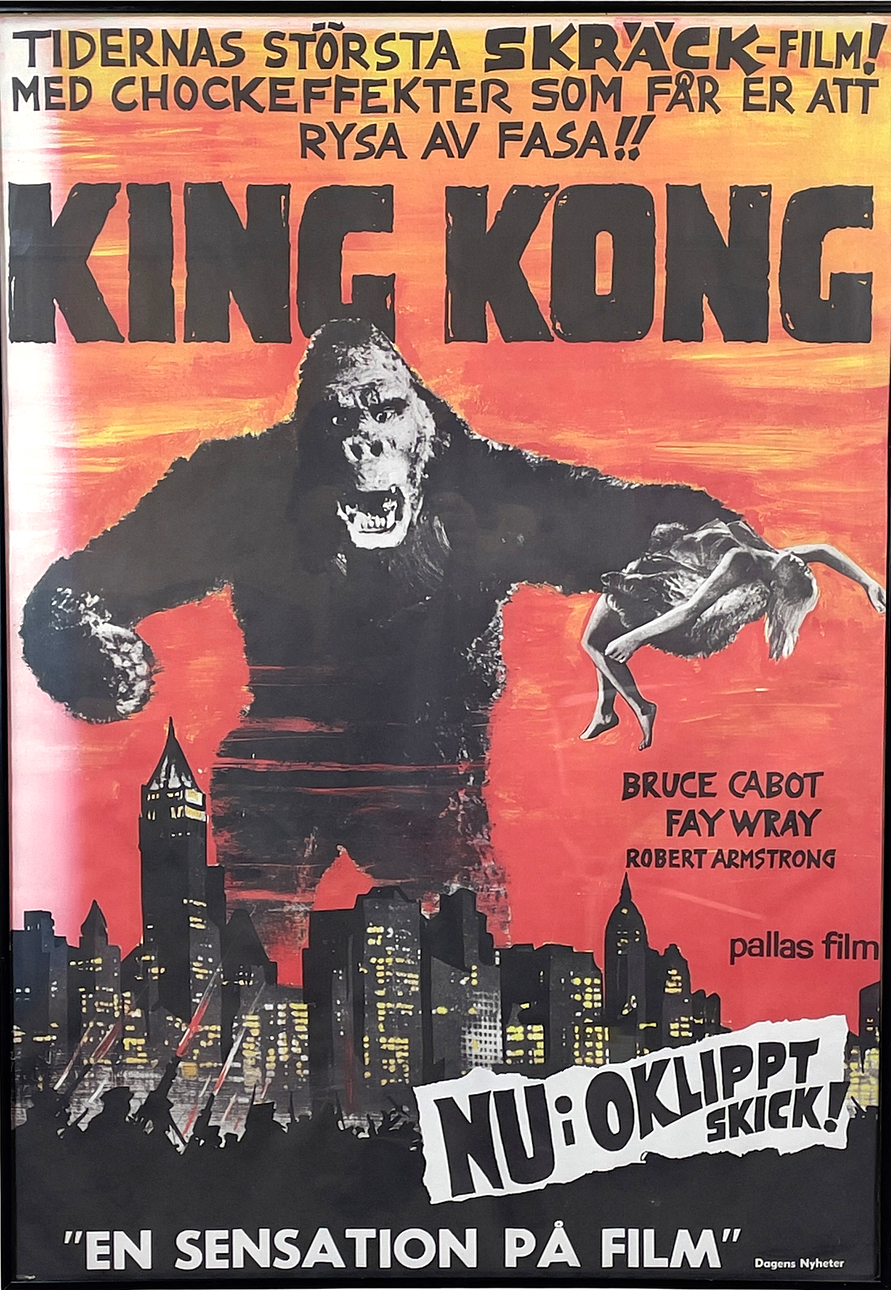 FILMAFFISCH, "King Kong", TABStryck.