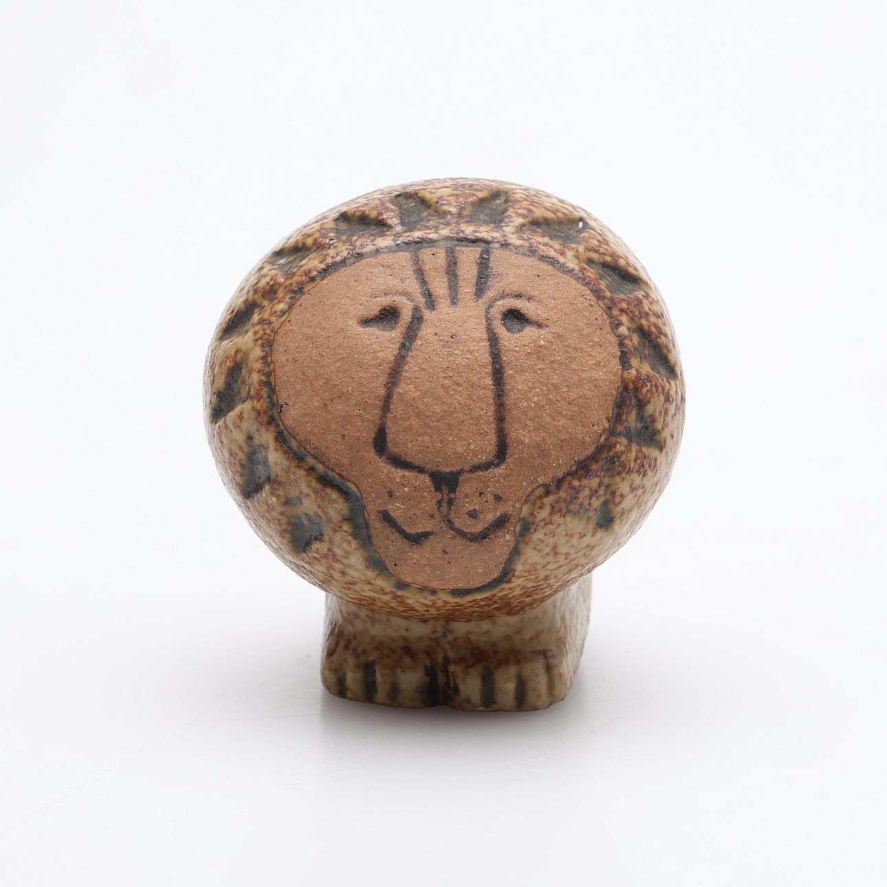 LISA LARSON. FIGURINE, CHAMOTTED STONEWARE, 