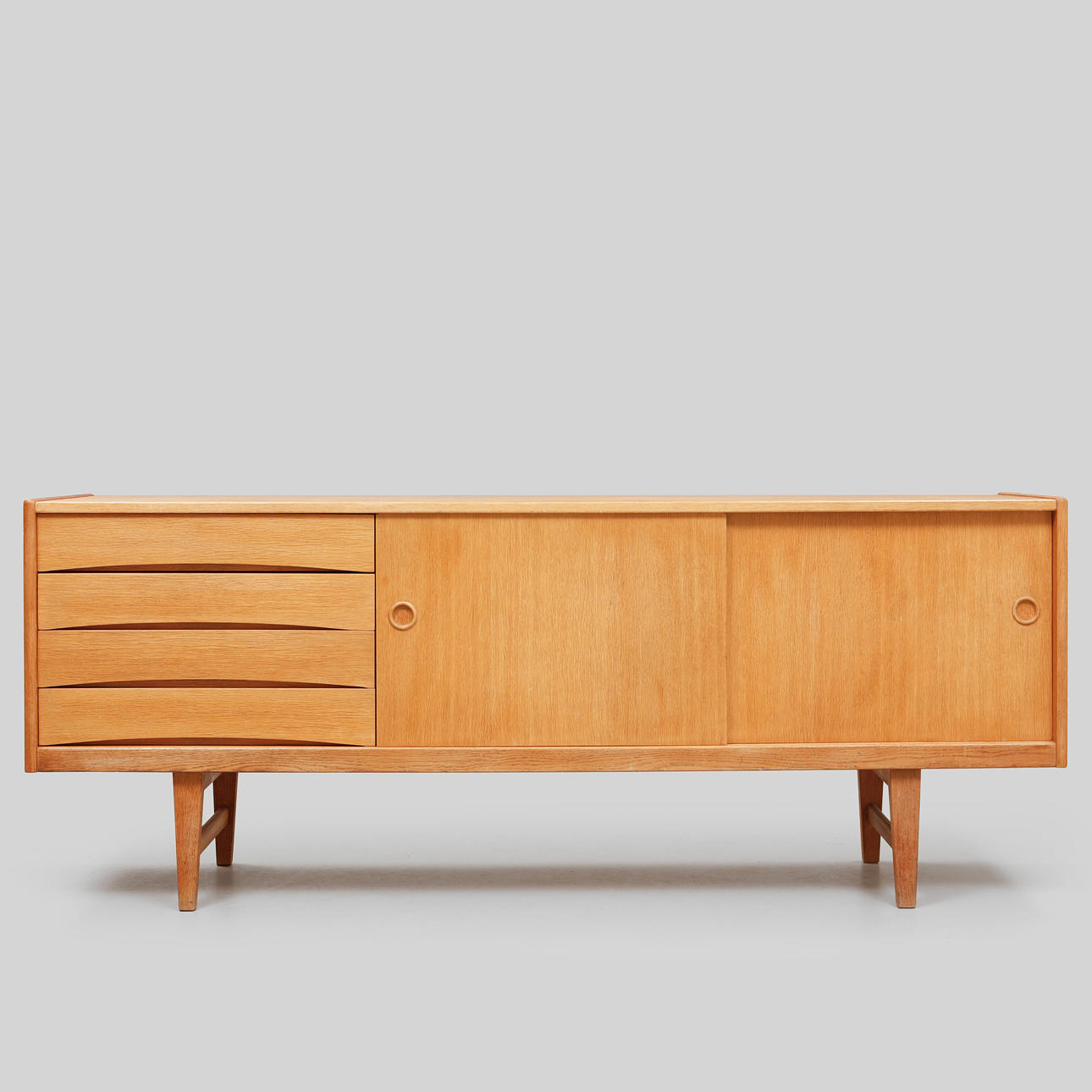 ERIK WÖRTZ. "Ulvö", Sideboard, ljus ek, IKEA, 1960-tal.