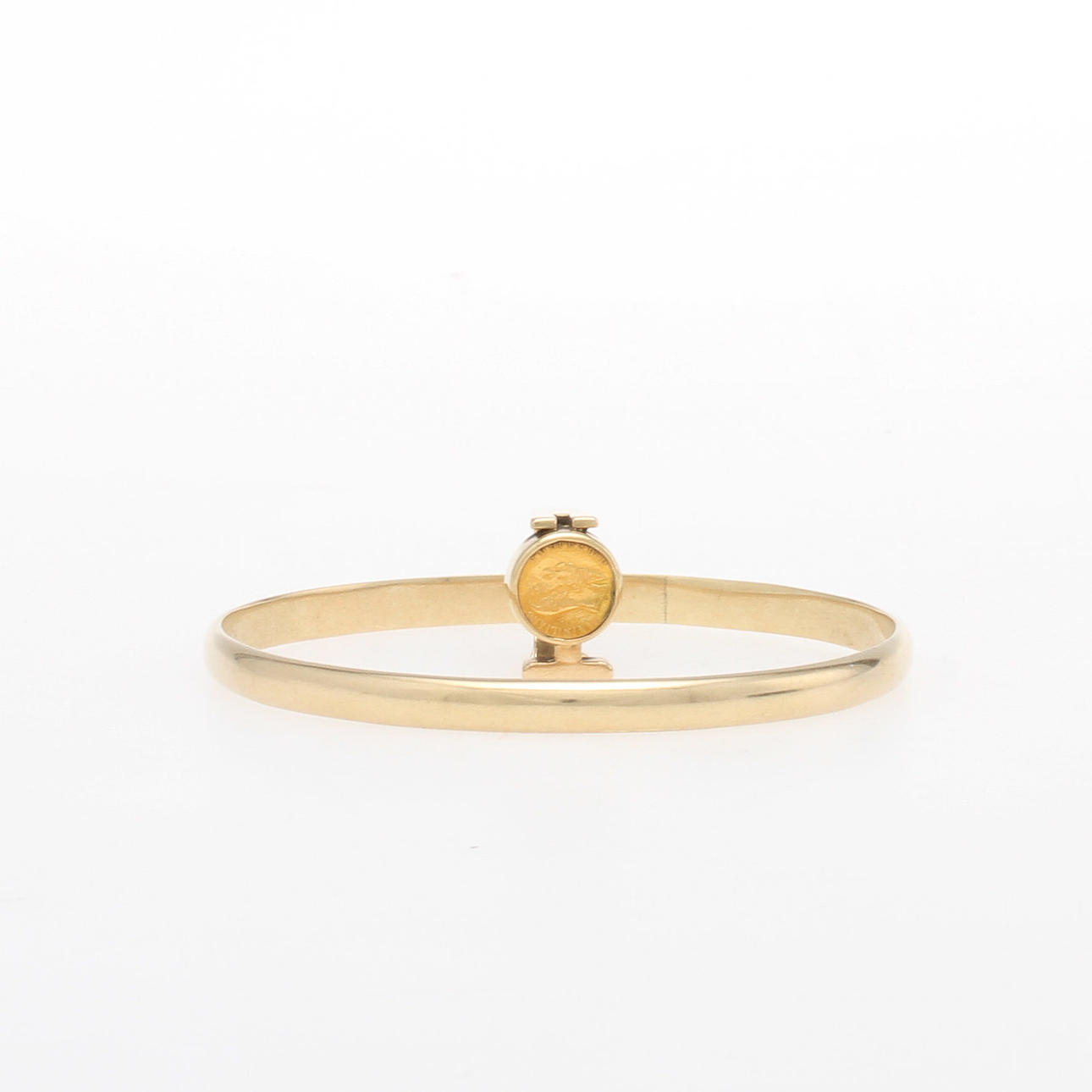 ARMRING samt RING, 9 k, 23 gram.