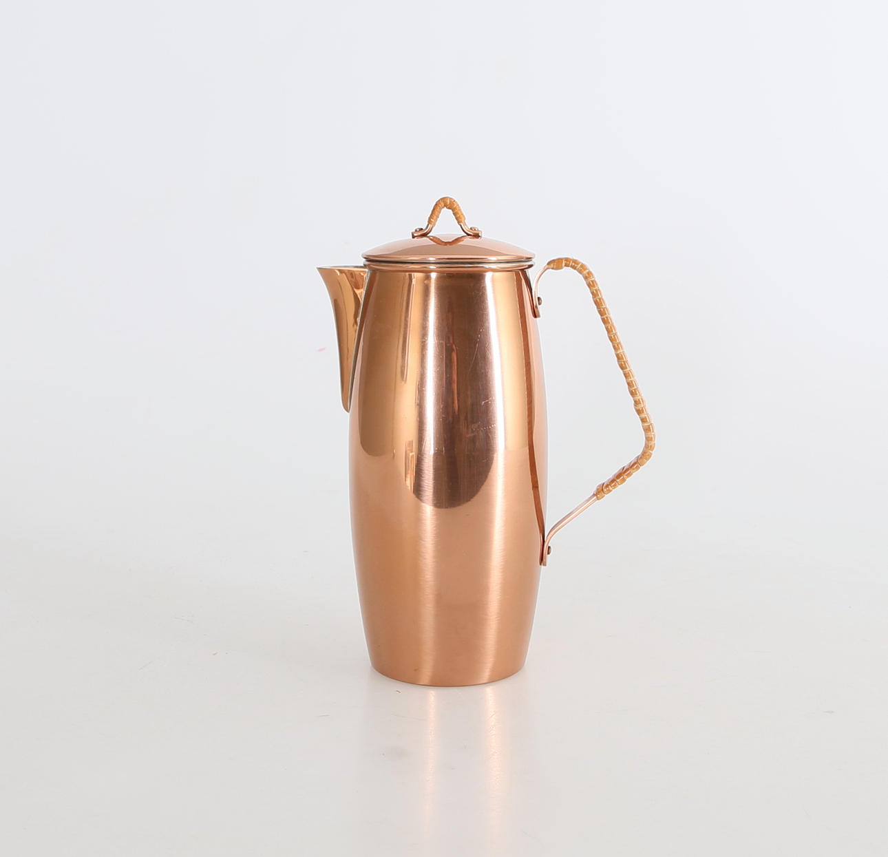 KAFFEKANNA, koppar, Gunnar Ander, Ystad metall, 1900-tal.