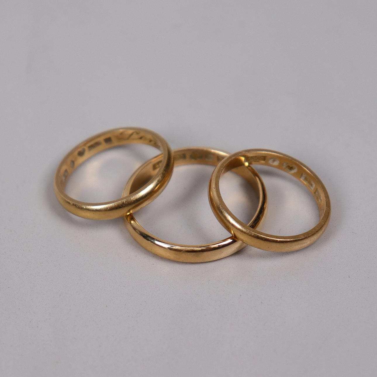 RINGAR, 18k guld, 3 st.