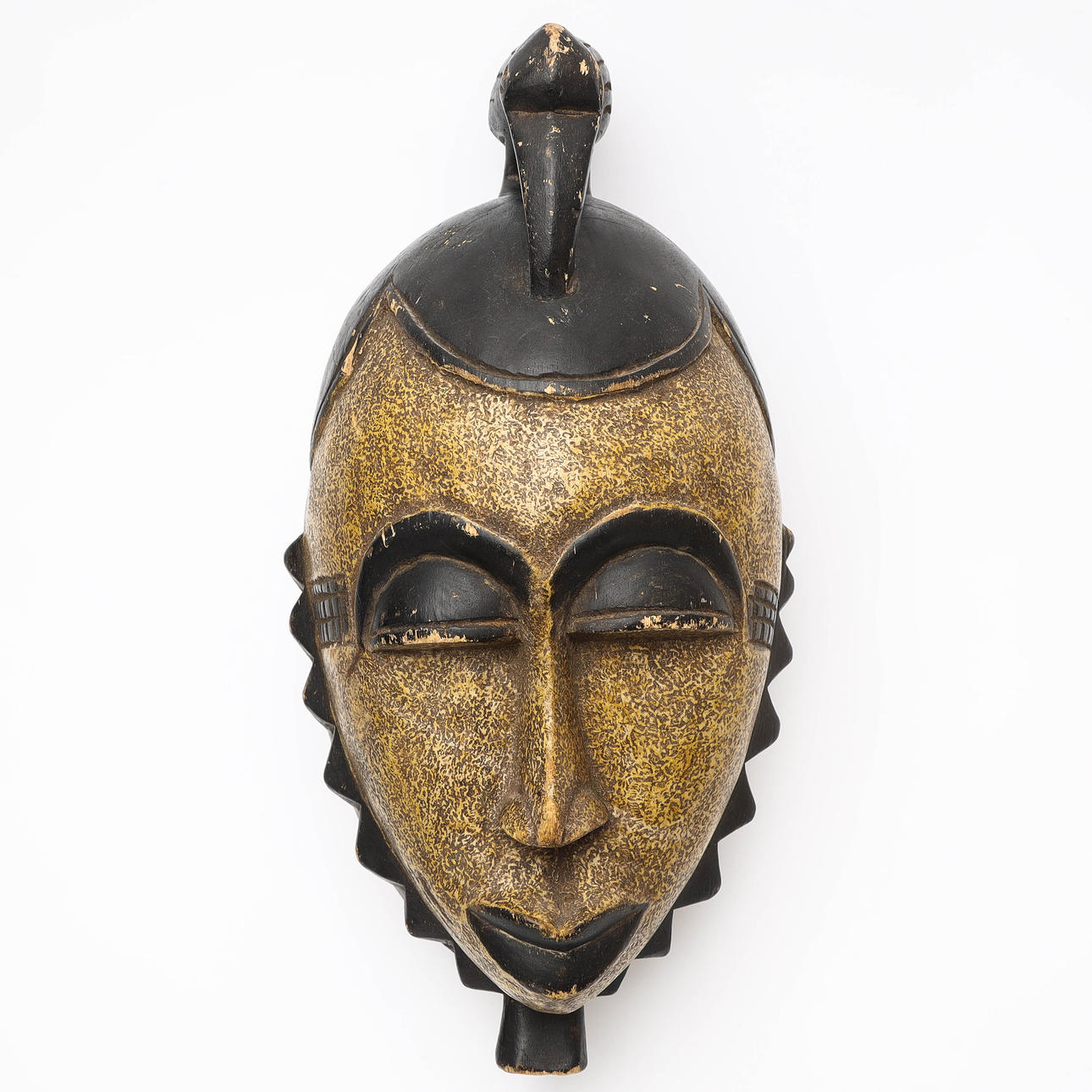 MASK. trä, Afrika.