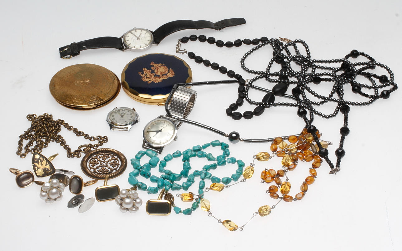 BIJOUTERIER samt armbandsur, bl.a. Kalevala Koru.