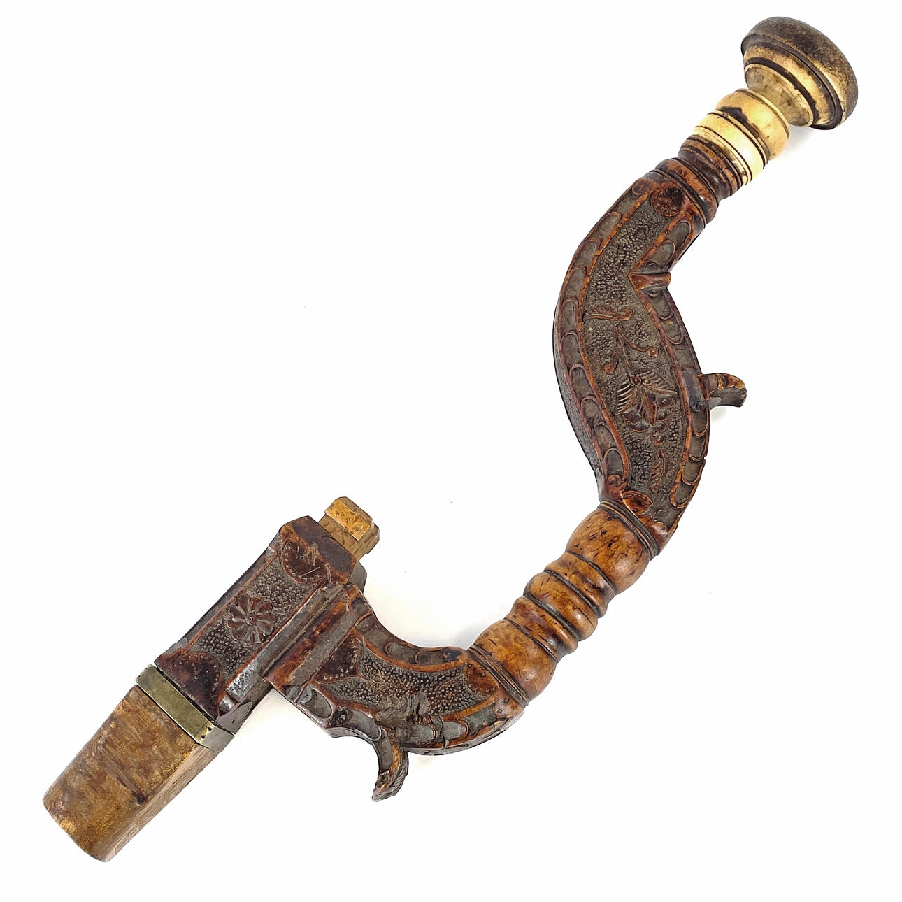 BORRSVÄNG. Senbarock, daterad 1735.