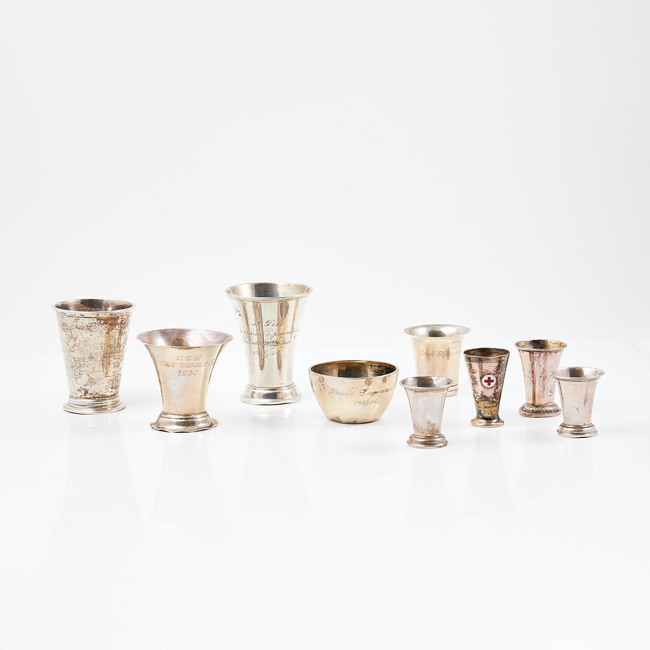 PRISPOKALER, silver, 9 st.