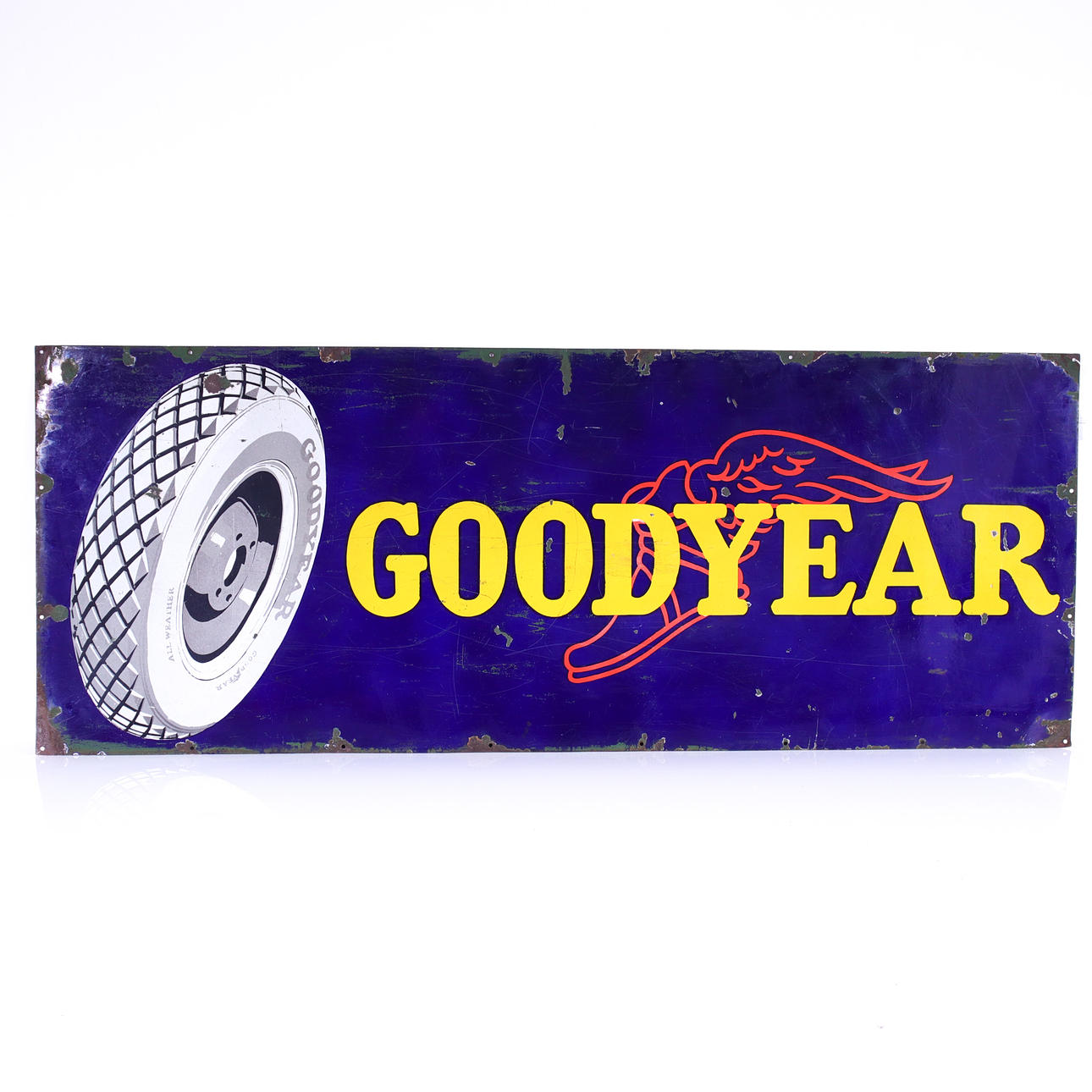 GOODYEAR, emaljskylt, 1930/40-tal.