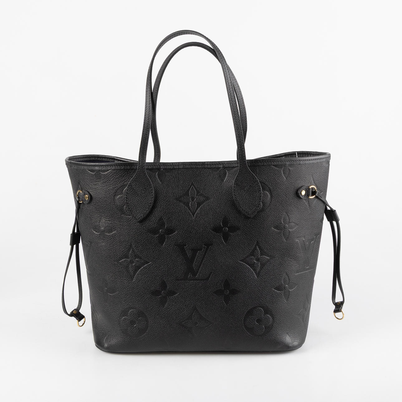 LOUIS VUITTON. Väska, "Neverfull MM", Monogram Empreinte Leather.