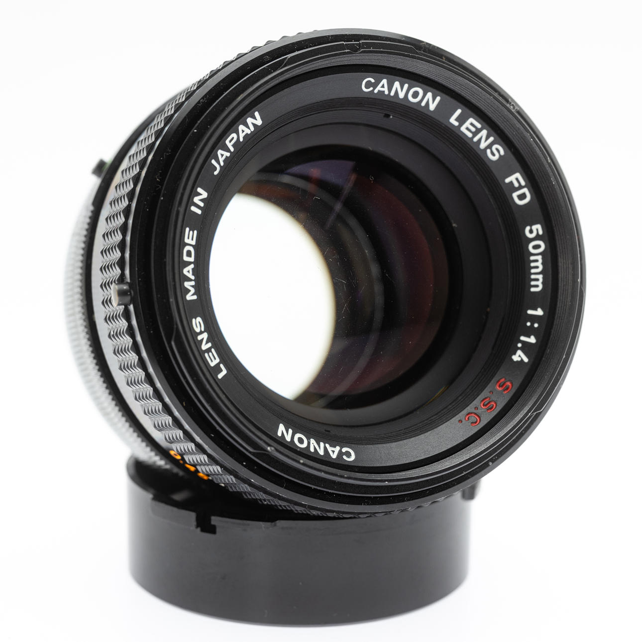 Canon Lens FD 1:1.4/50mm S.S.C. ( SN 1130207 ) lens. Photo