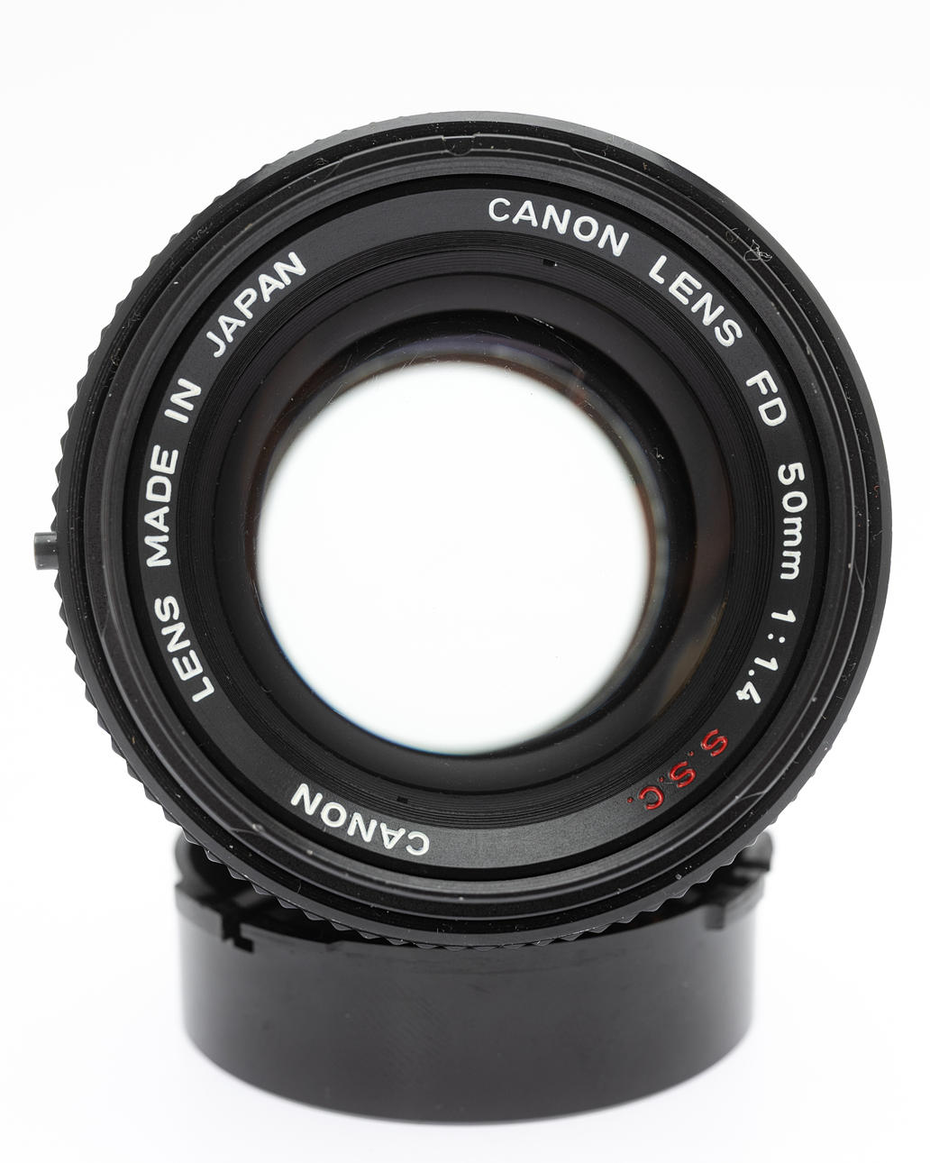 Canon Lens FD 1:1.4/50mm S.S.C. ( SN 1130207 ) lens. Photo