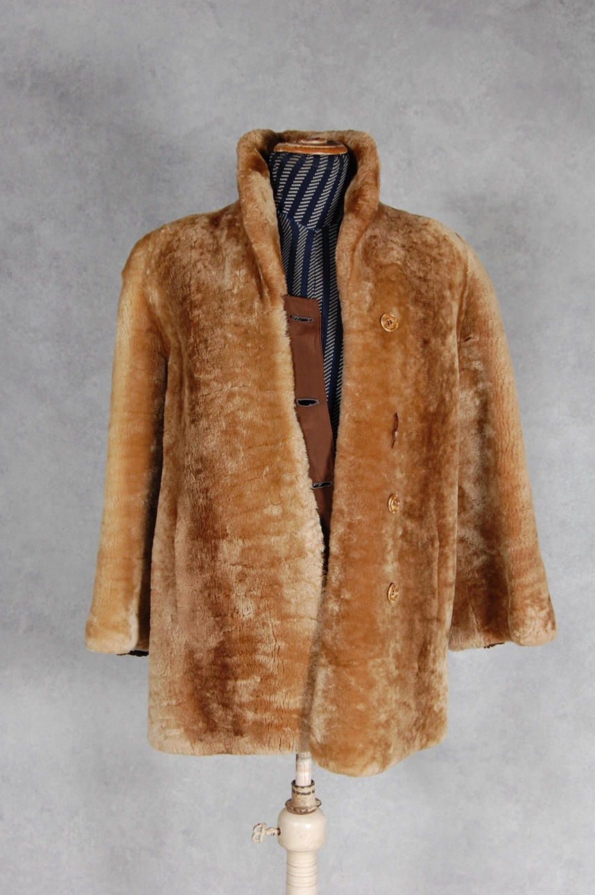 FÅRSKINNSJACKA, 1940-50-tal.