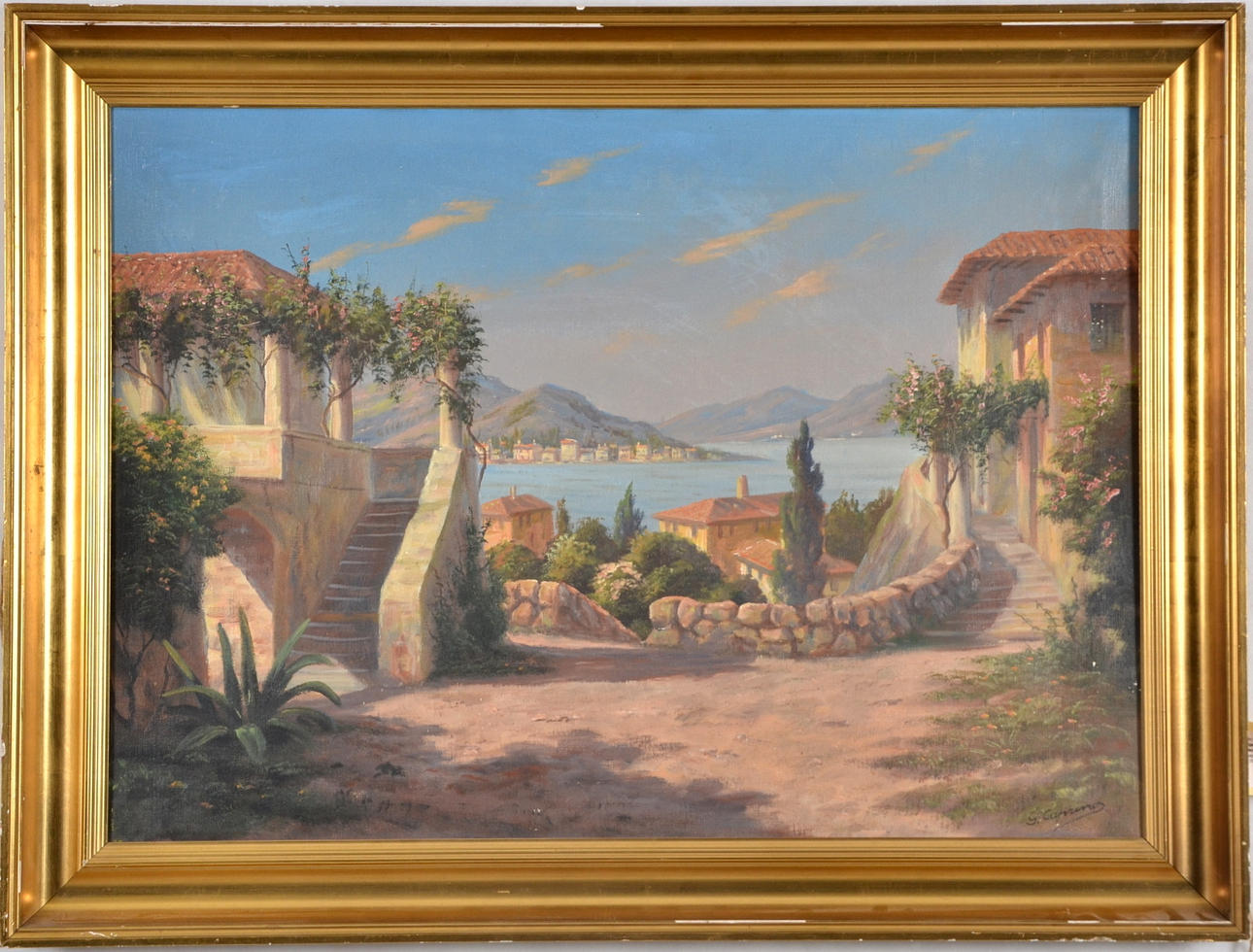 OIDENTIFIERAD KONSTNÄR. Olja.