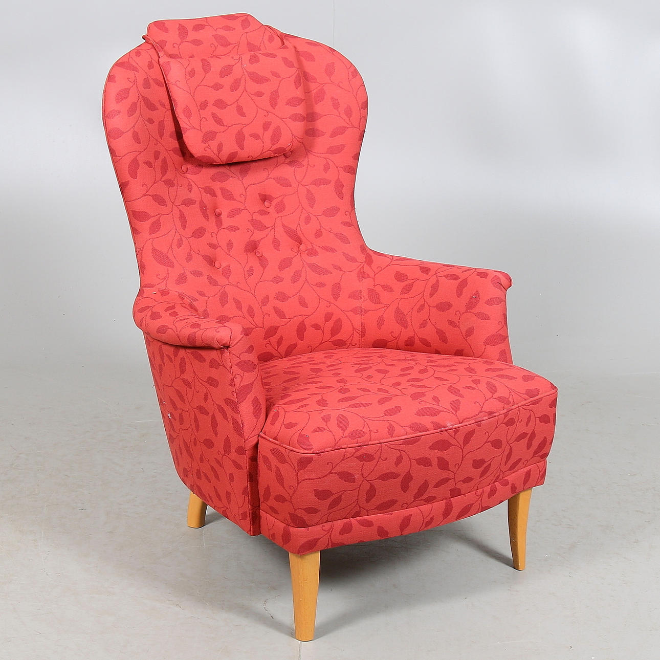 FÅTÖLJ, "Farmor", Carl Malmsten, AB O.H Sjögren, 1900-tal.