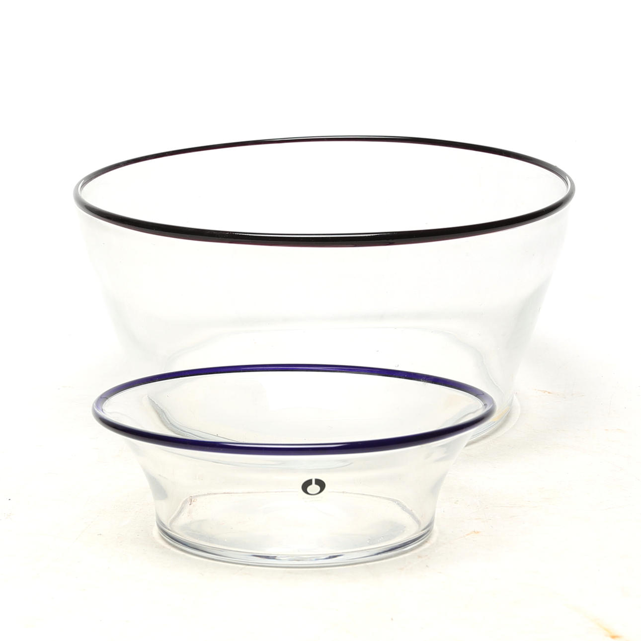 SKÅLAR, 2 st, glas, Pukeberg.