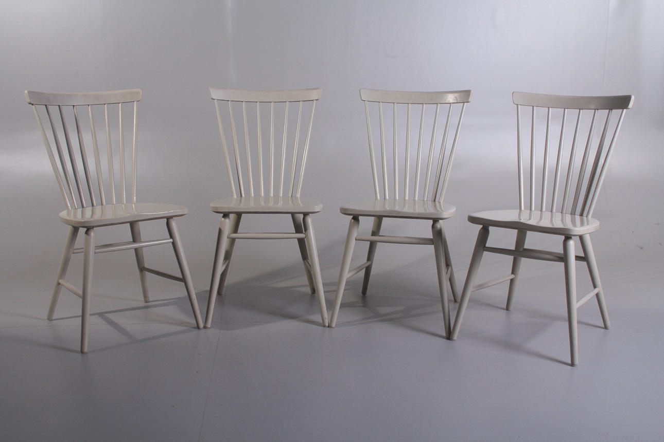 PINNSTOLAR, 4 st, "Florida", Bröderna Wigells stolfabrik.