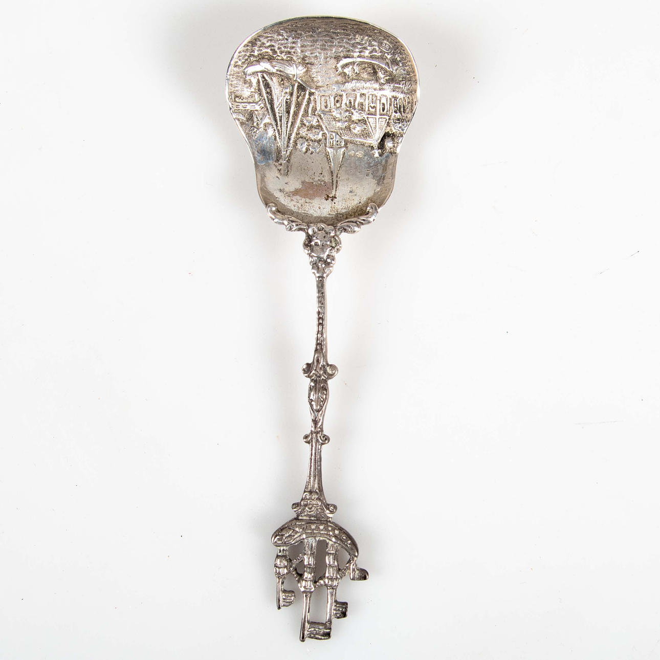 SKED. Marmeladsked, silver, ca 17,35 gram.