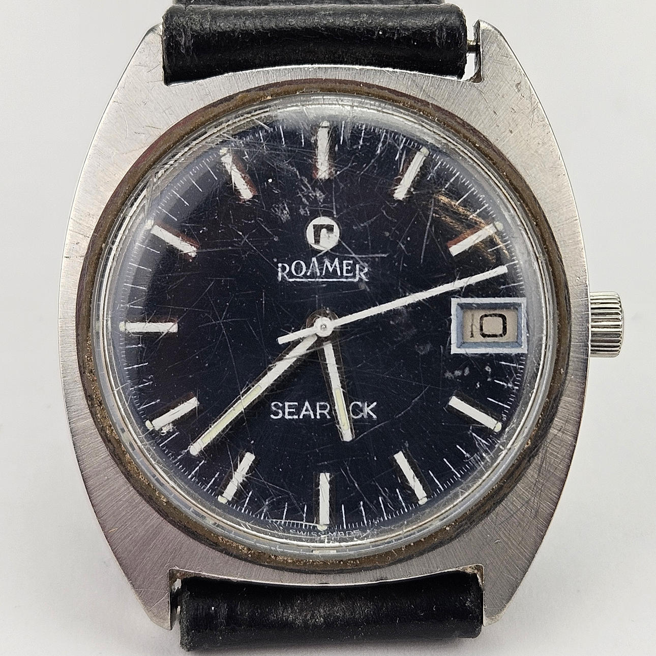 ARMBANDSUR, stål, Roamer, Searock.