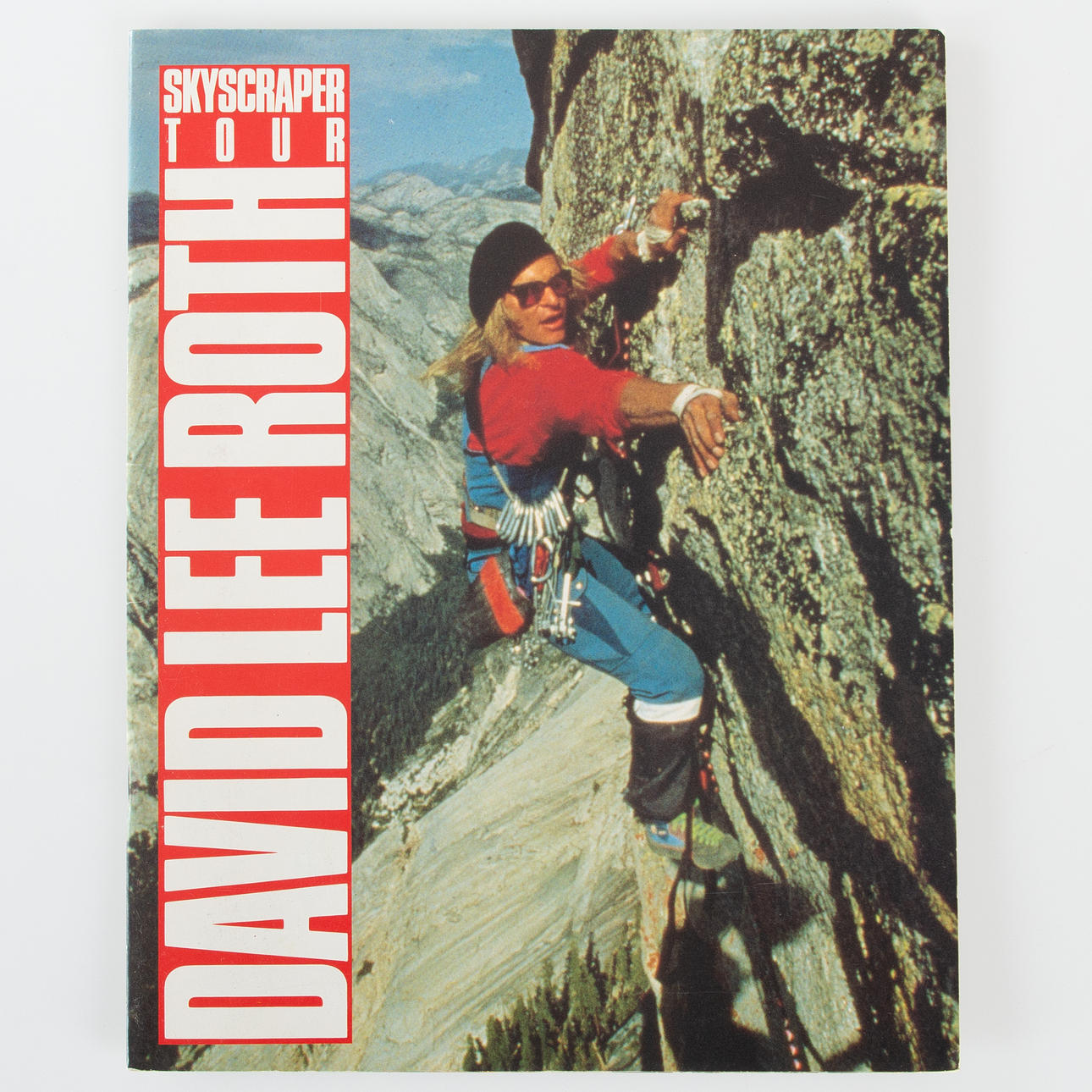 DAVID LEE ROTH FOTO/TURNÉPROGRAM SKYSKRAPER TOUR 1988.