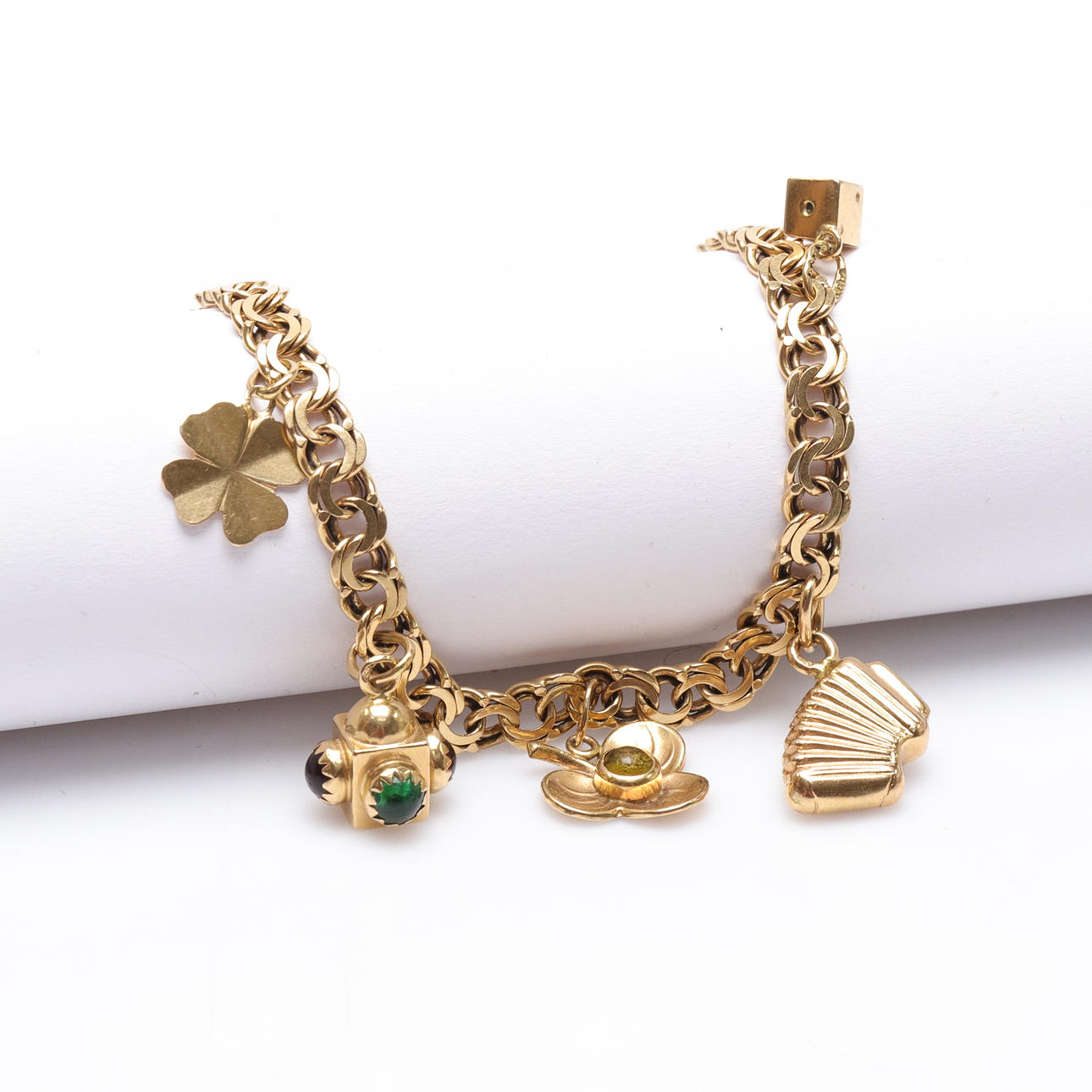 BERLOCKARMBAND, 18K guld, vikt ca 12gram.