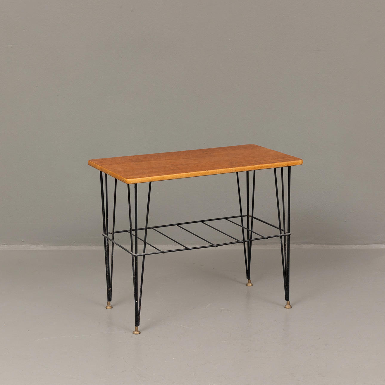 TIDNINGSBORD, teak, Stringmodell, 1950/1960-tal.