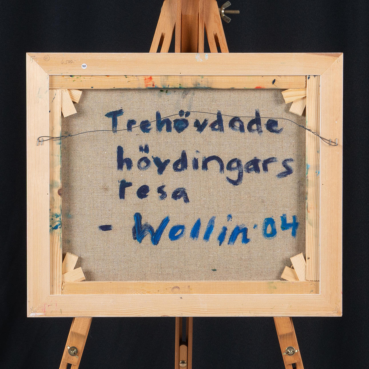 ANDERS WOLLIN. Oil on canvas, 