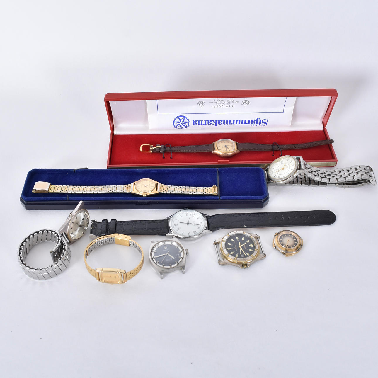 PARTI ARMBANDSUR, bl a Tissot.