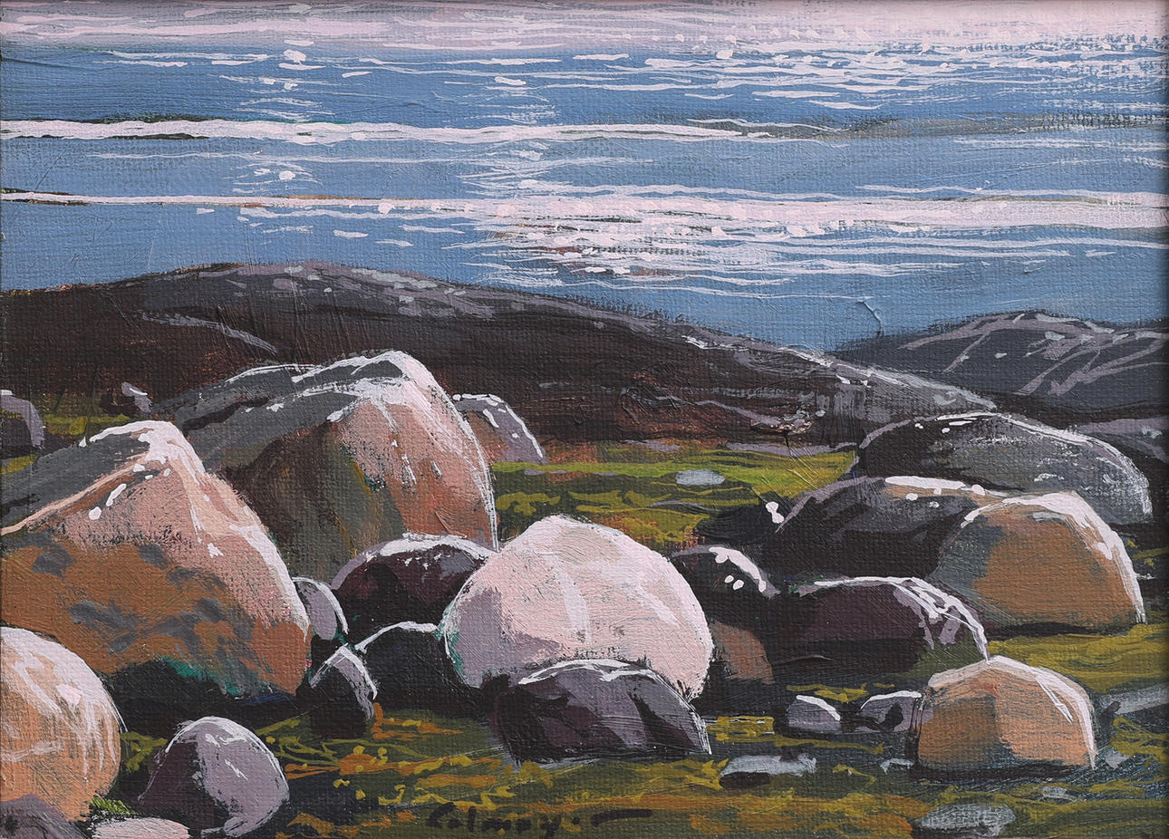 GÖSTA CALMEYER. "MIDNATTSOL, TROMSØ II".