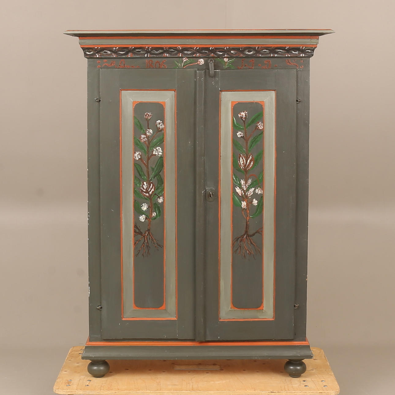 SKÅP, trä, 1800-tal.
