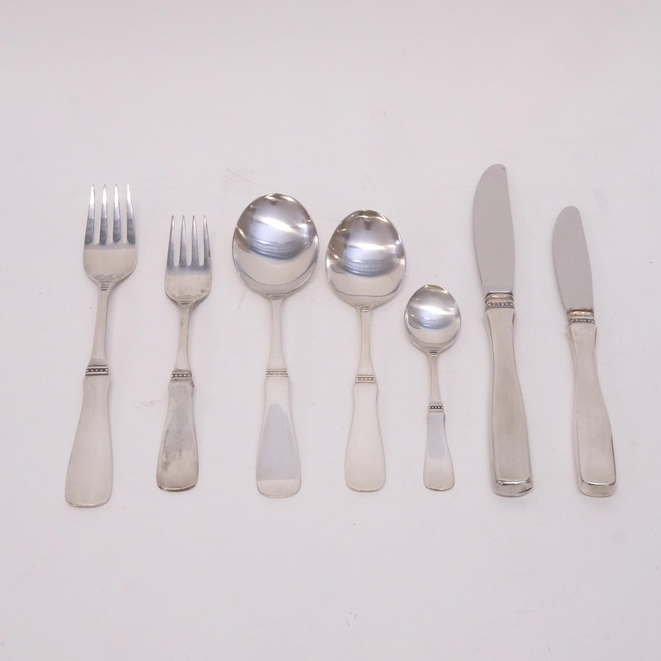 BESTICKSUPPSÄTTNING, SILVER, "UPPSALA", 78 DELAR.
