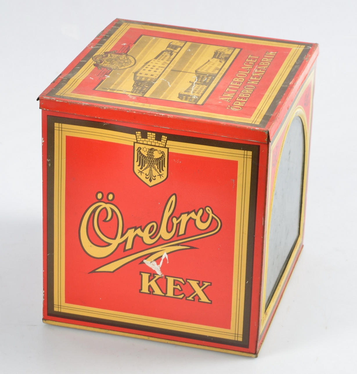 PLÅTBURK, Örebro Kex.