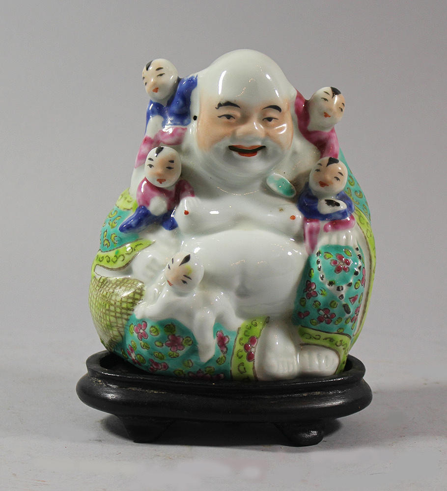 LUCKY BUDDHA, porslin, Kina.