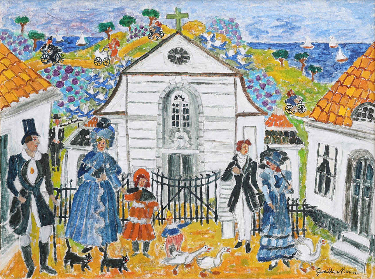 GUNILLA MANN. "ÖVEDS KYRKA".
