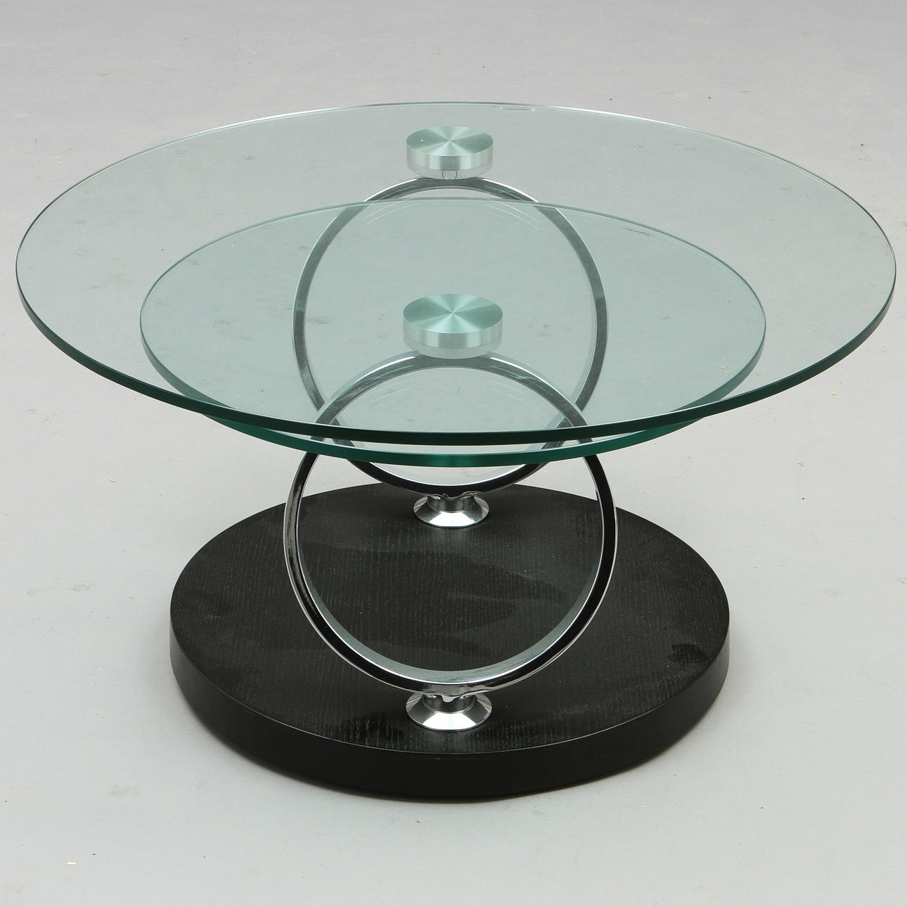 SOFFBORD, 1900- tal, 2 st glasskivor. Tempered glass.
