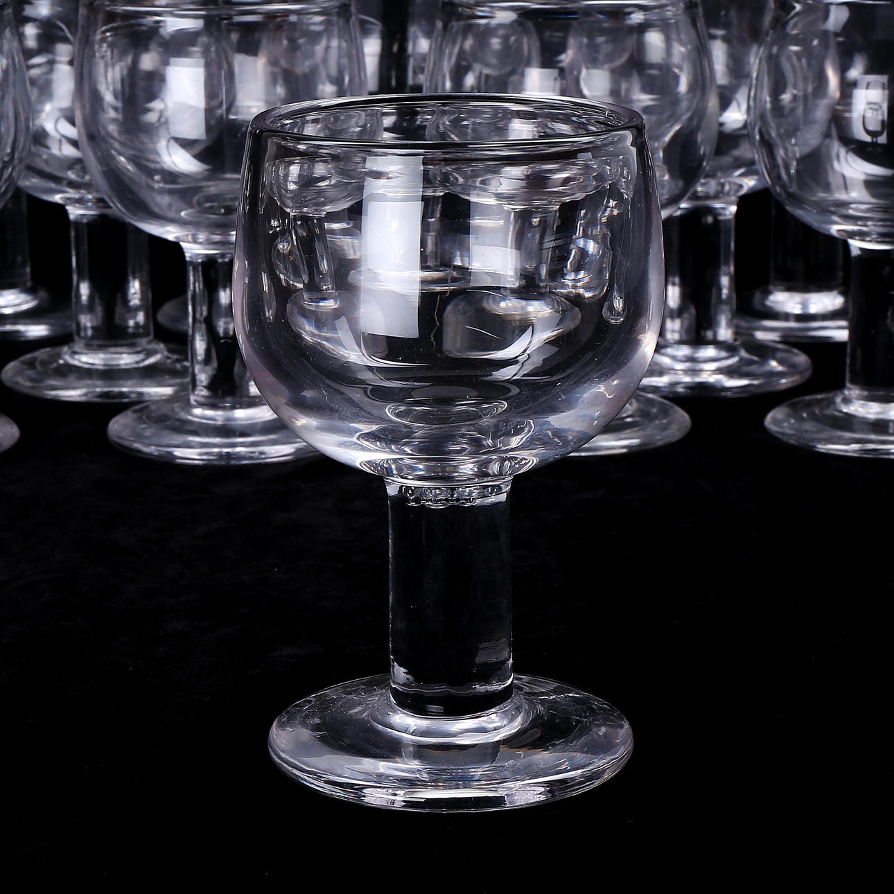 ÖLGLAS, 12 st, Boda, 1970-tal.