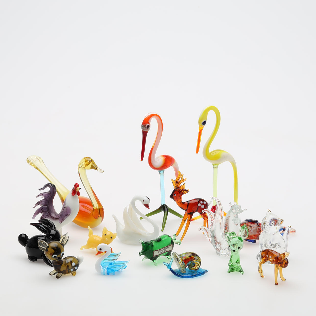 MINIATYRER 17 st glas.