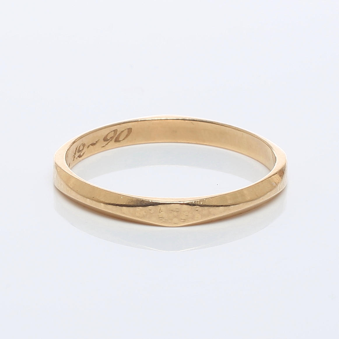 RING, 18k guld, Kaplans Safir AB, Stockholm,1990.