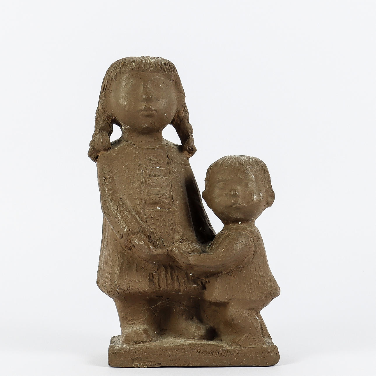 ERNST EBERLEIN. Skulptur keramik, signerad.
