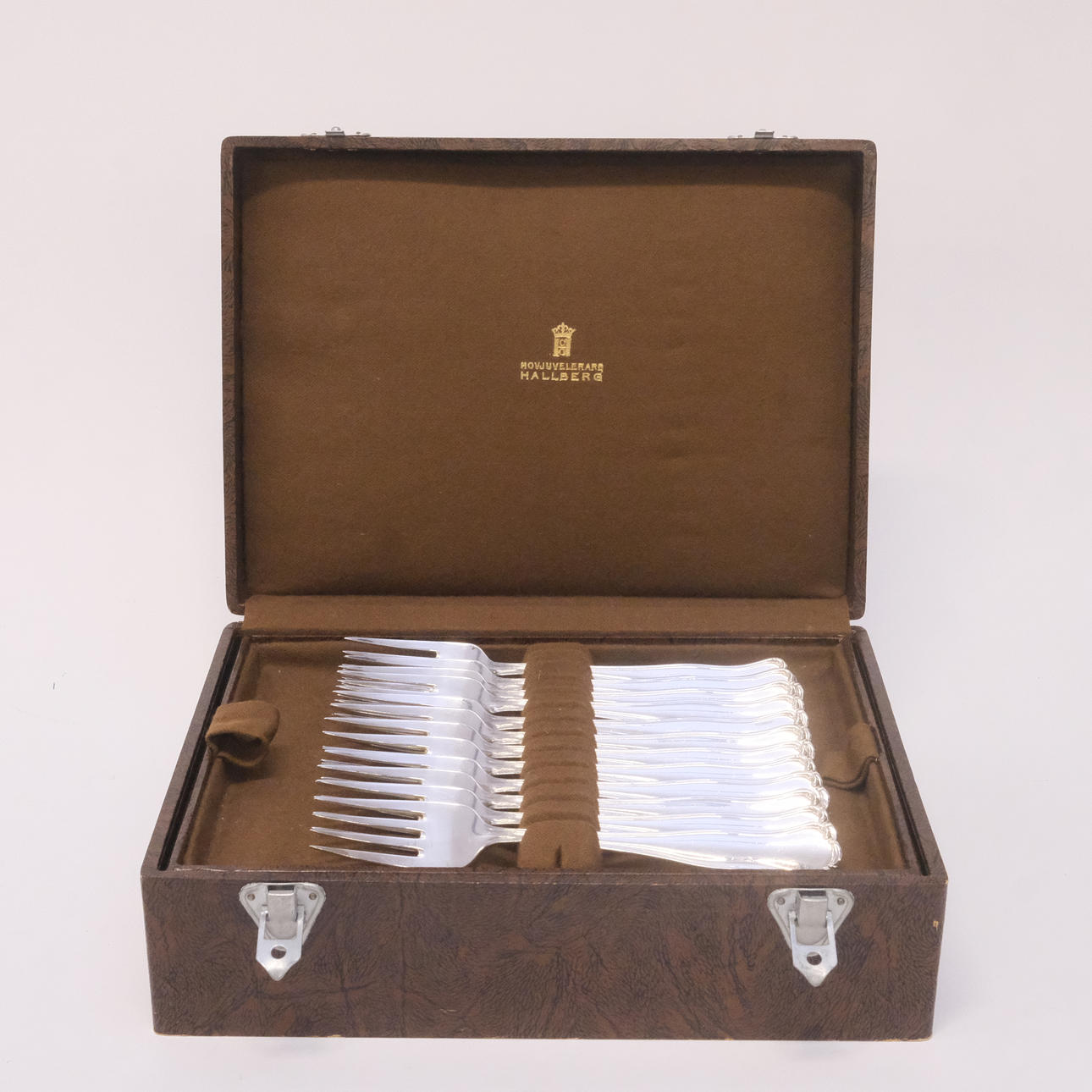 BESTICK, "HALLBERGSMODELLEN KUNGSHOLM", SILVER, 24 DELAR.