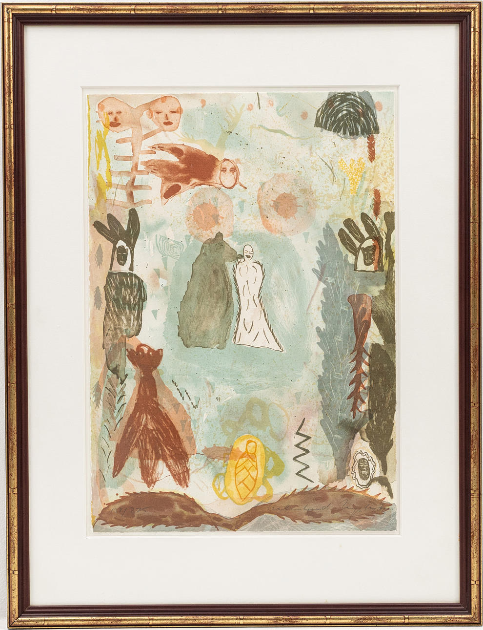 HELMTRUD NYSTRÖM. Lithograph, numbered 138/275, signed.