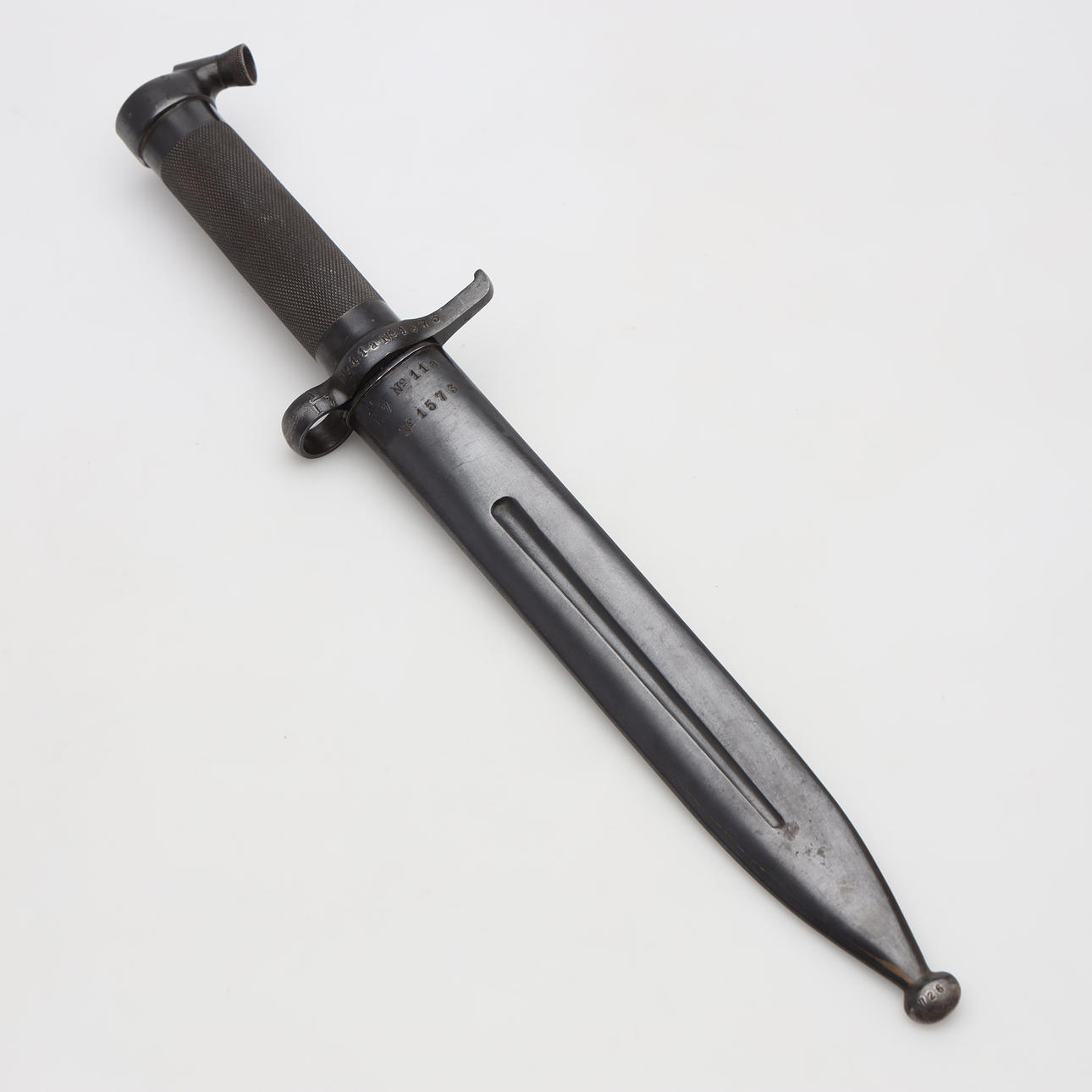 KNIVBAJONETT med stålbalja, m/1896, EJ AB.