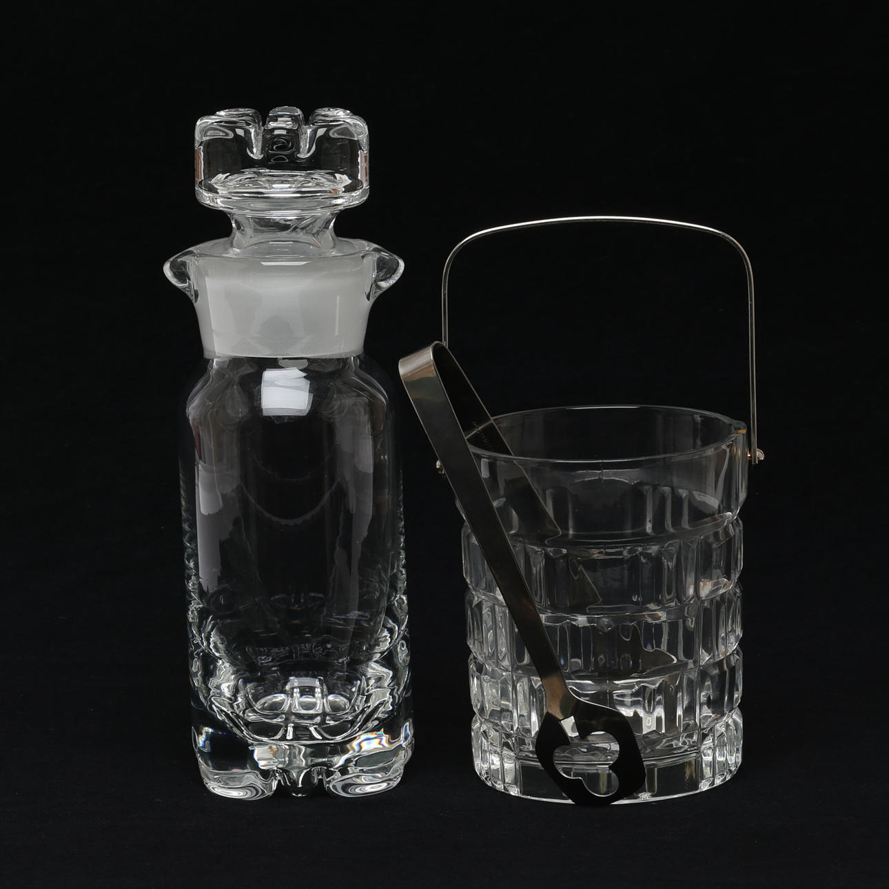 KARAFF samt ISHINK, Orrefors samt Frankrike, 1900-talets andra hälft.