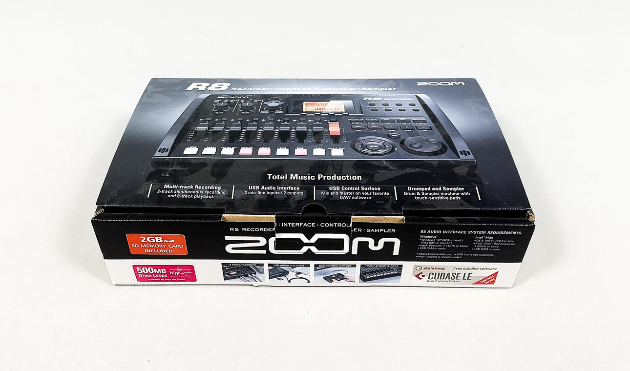 MULTITRACK RECORDER, Zoom R8, Ljudinterface & controller.